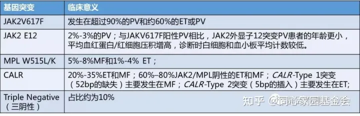 关于MPN的经典突变,看WHO、NCCN和中国专家共识怎么说