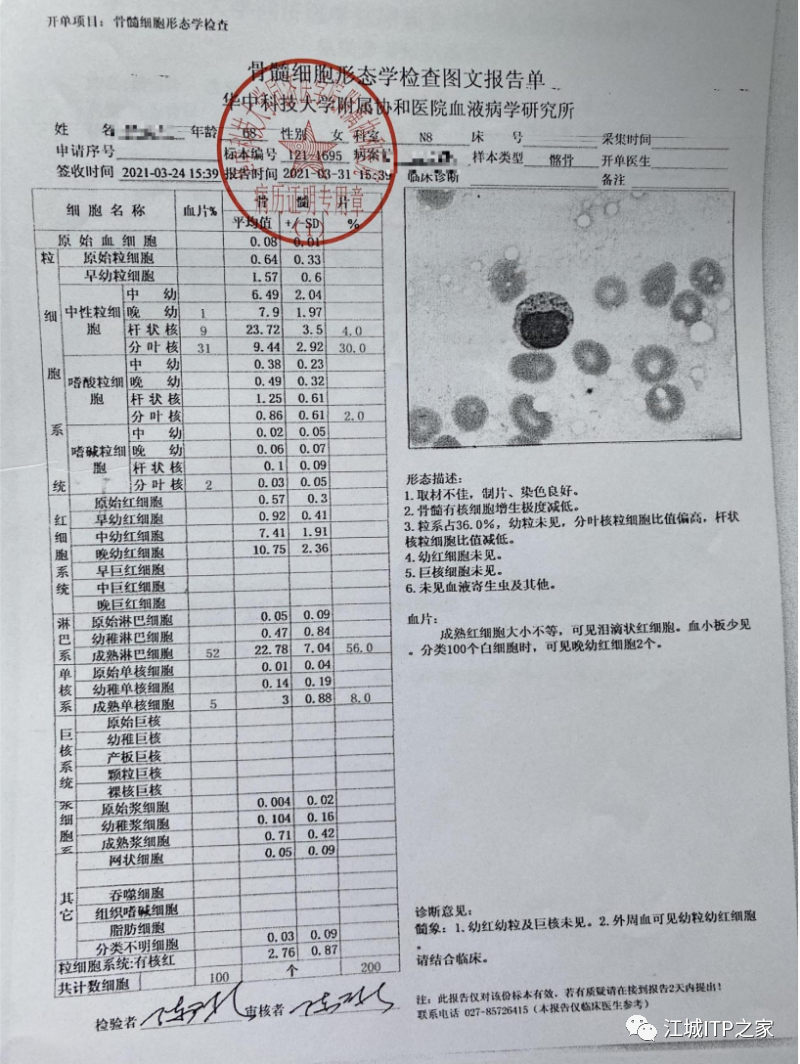 大咖谈病例 | 梅恒教授点评—肿瘤化疗后血小板减少症(CIT)病例解析