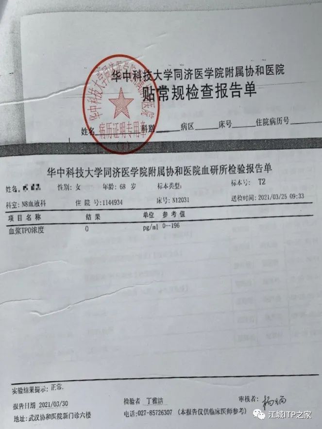 大咖谈病例 | 梅恒教授点评—肿瘤化疗后血小板减少症(CIT)病例解析