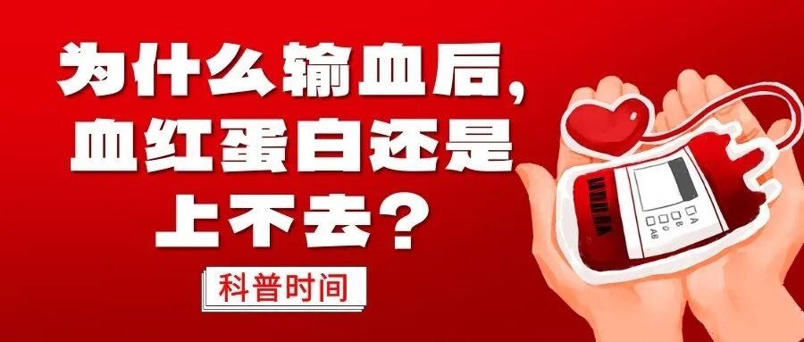 科普时间 | 为什么输血后，血红蛋白还是上不去？