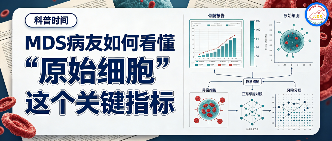 科普时间 | MDS病友如何看懂”原始细胞”这个关键指标
