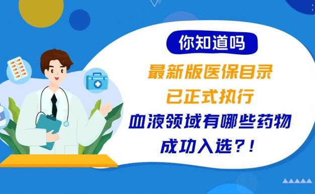 你知道吗 | 最新版医保目录已正式执行,血液领域有哪些药物成功入选?!