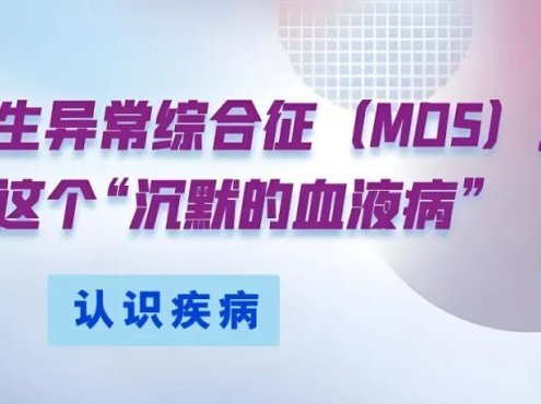 认识疾病 | 骨髓增生异常综合征（MDS）：了解这个“沉默的血液病”