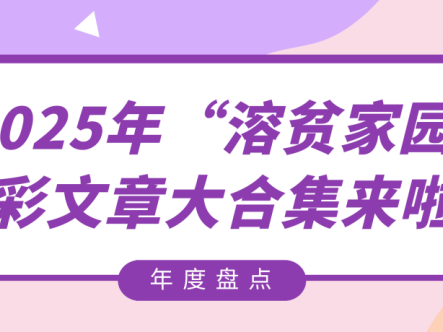 年度盘点 | 2025年“溶贫家园”精彩文章大合集来啦!