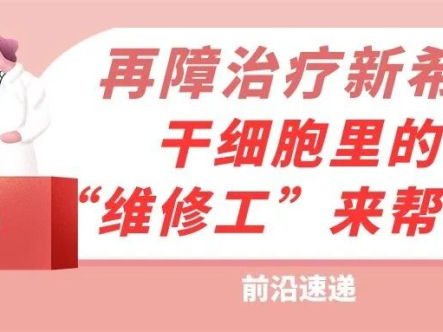 前沿速递 | 再障治疗新希望：干细胞里的“维修工”来帮忙了