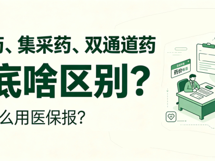 你知道吗 | 国谈药、集采药、双通道药,到底啥区别?病友怎么用医保报?