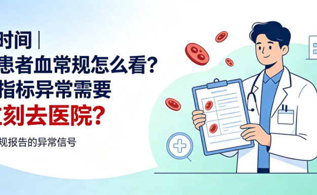 科普时间 | 肉瘤患者血常规怎么看?哪些指标异常需要立刻去医院?