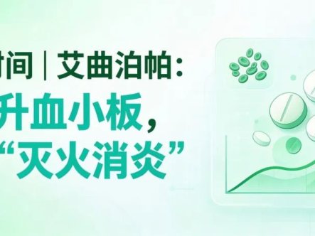 科普时间 | 艾曲泊帕：不止升血小板，还能“灭火消炎”